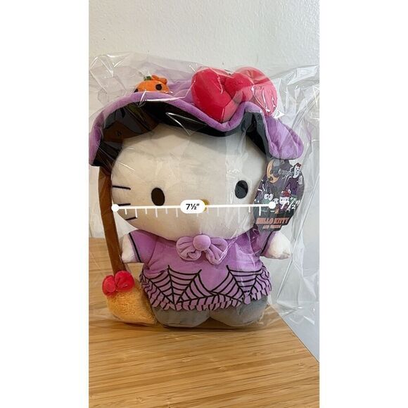 Kidrobot Sanrio Hello Kitty Witch Halloween 12" Plush - Picture 4 of 6